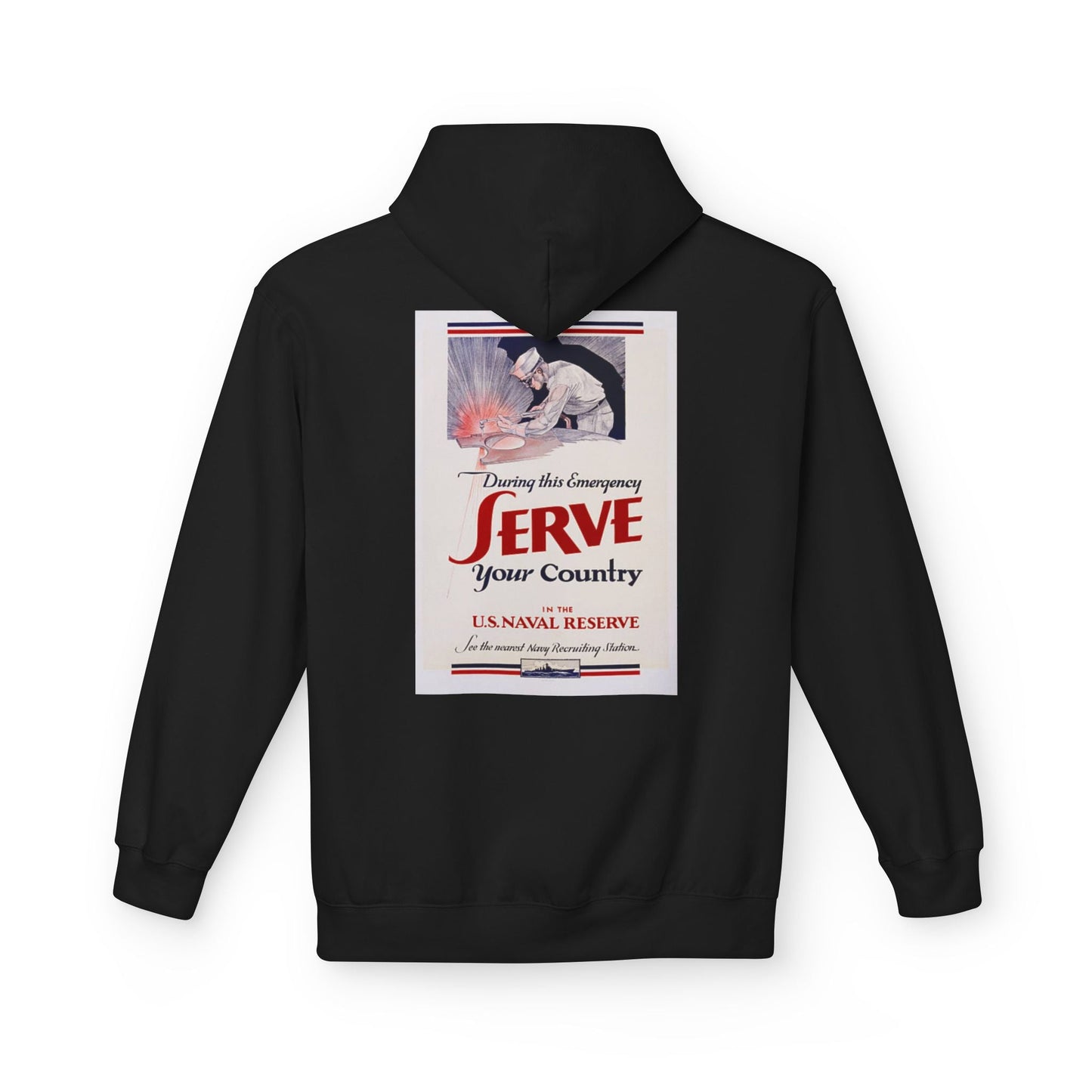 U.S. Navy Recruiting Poster Hoodie - Custom Watch by Cartridge & Crown. - Hoodie. variant_title.