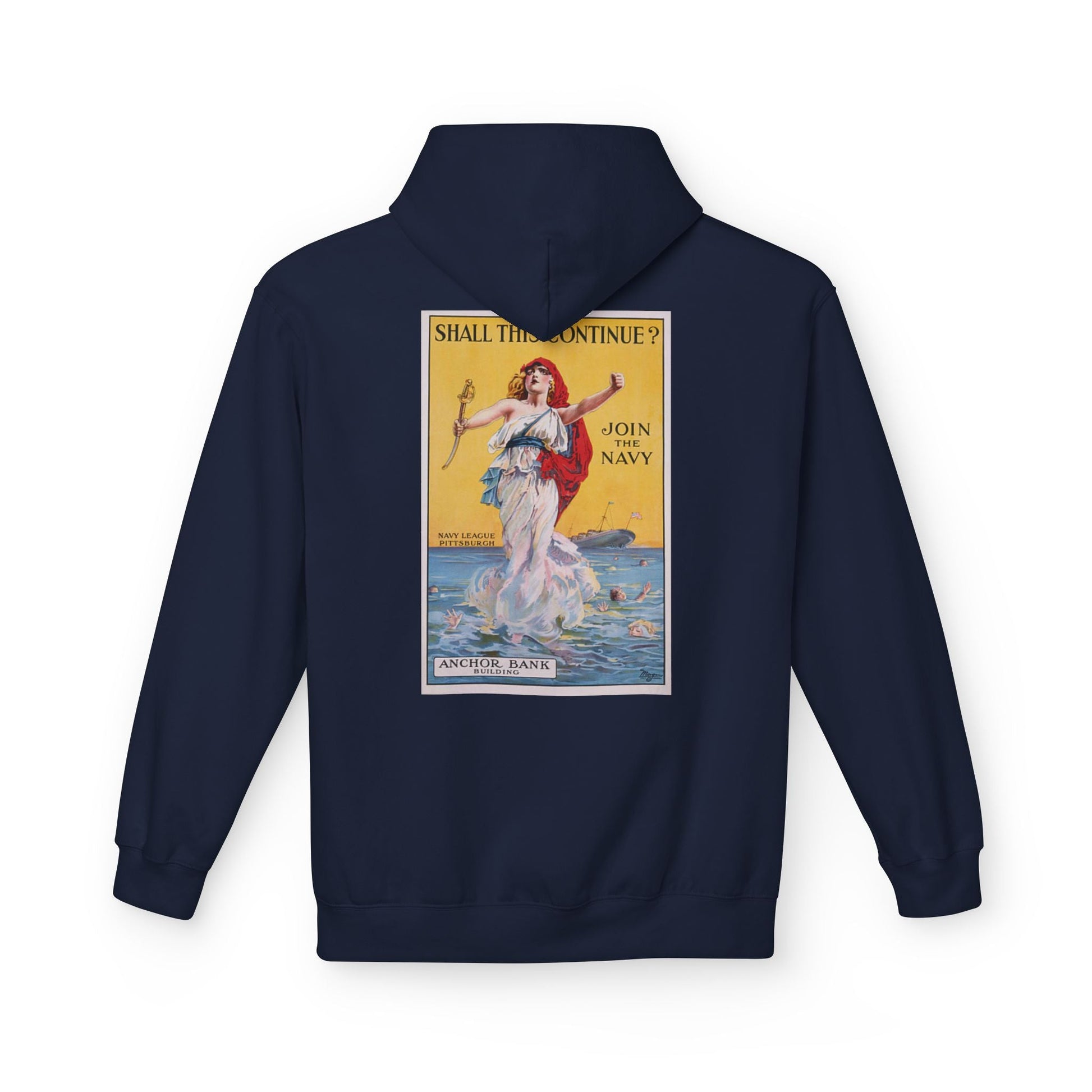 U.S. Navy Recruiting Poster Hoodie - Custom Watch by Cartridge & Crown. - Hoodie. variant_title.