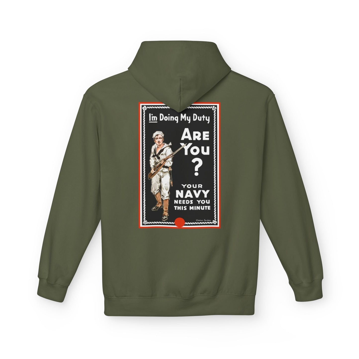 U.S. Navy Recruiting Poster Hoodie - Custom Watch by Cartridge & Crown. - Hoodie. variant_title.