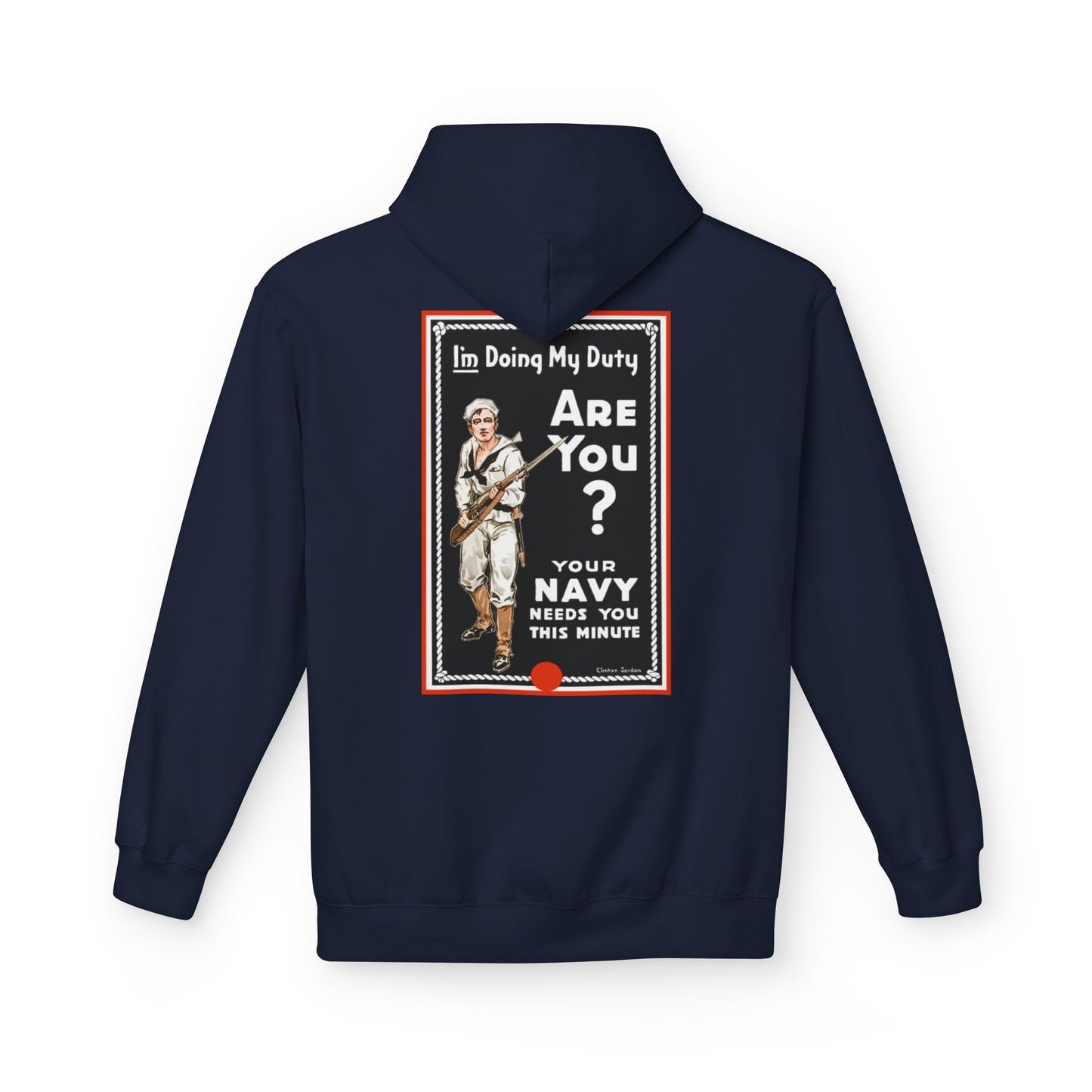 U.S. Navy Recruiting Poster Hoodie - Custom Watch by Cartridge & Crown. - Hoodie. variant_title.