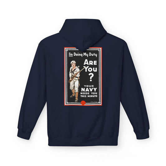 U.S. Navy Recruiting Poster Hoodie - Custom Watch by Cartridge & Crown. - Hoodie. variant_title.