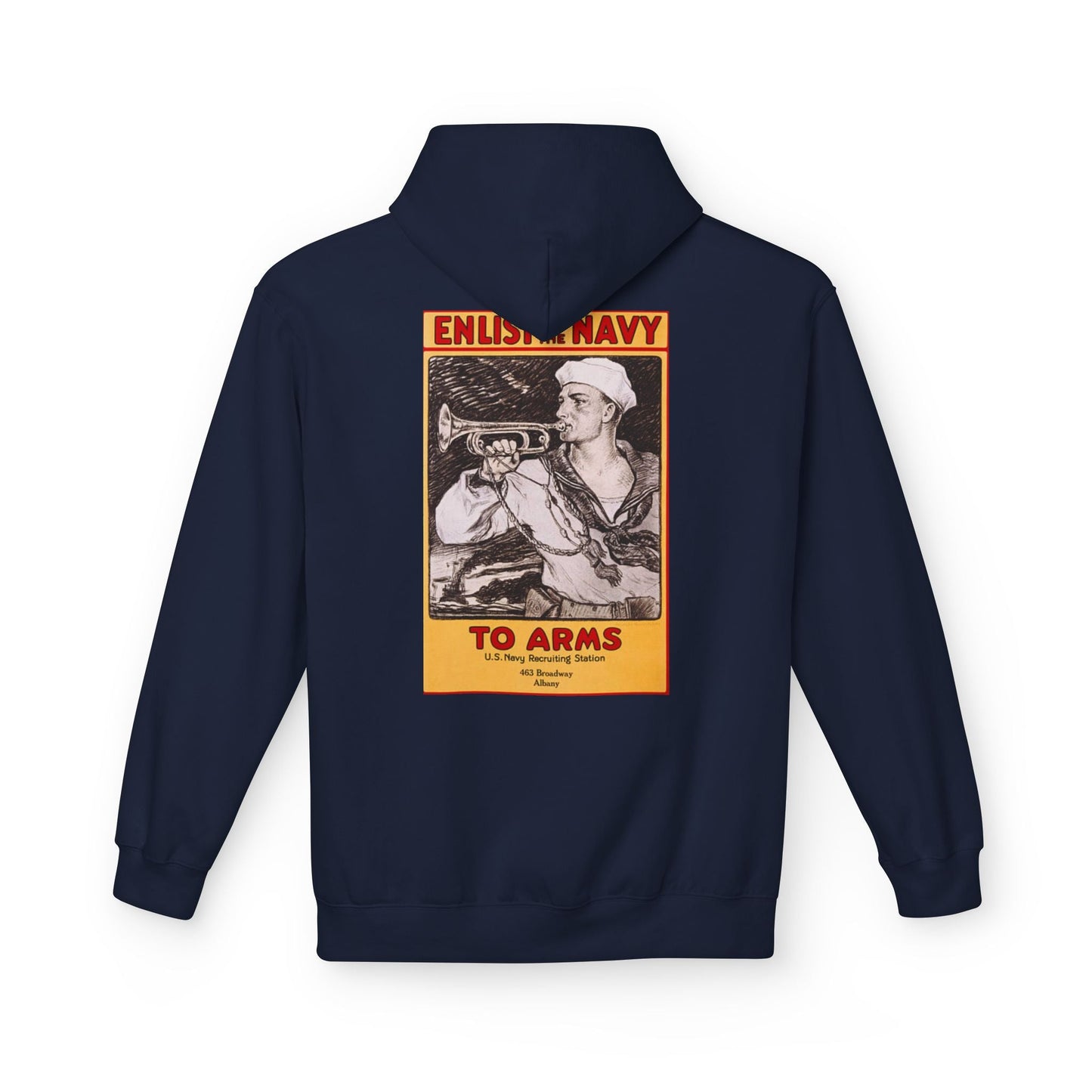 U.S. Navy Recruiting Poster Hoodie - Custom Watch by Cartridge & Crown. - Hoodie. variant_title.