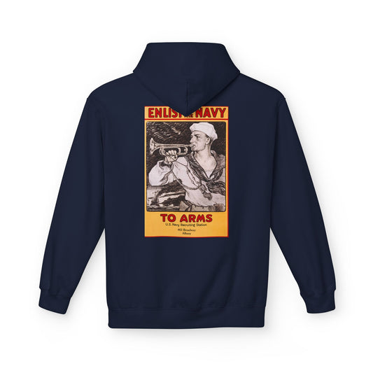 U.S. Navy Recruiting Poster Hoodie - Custom Watch by Cartridge & Crown. - Hoodie. variant_title.