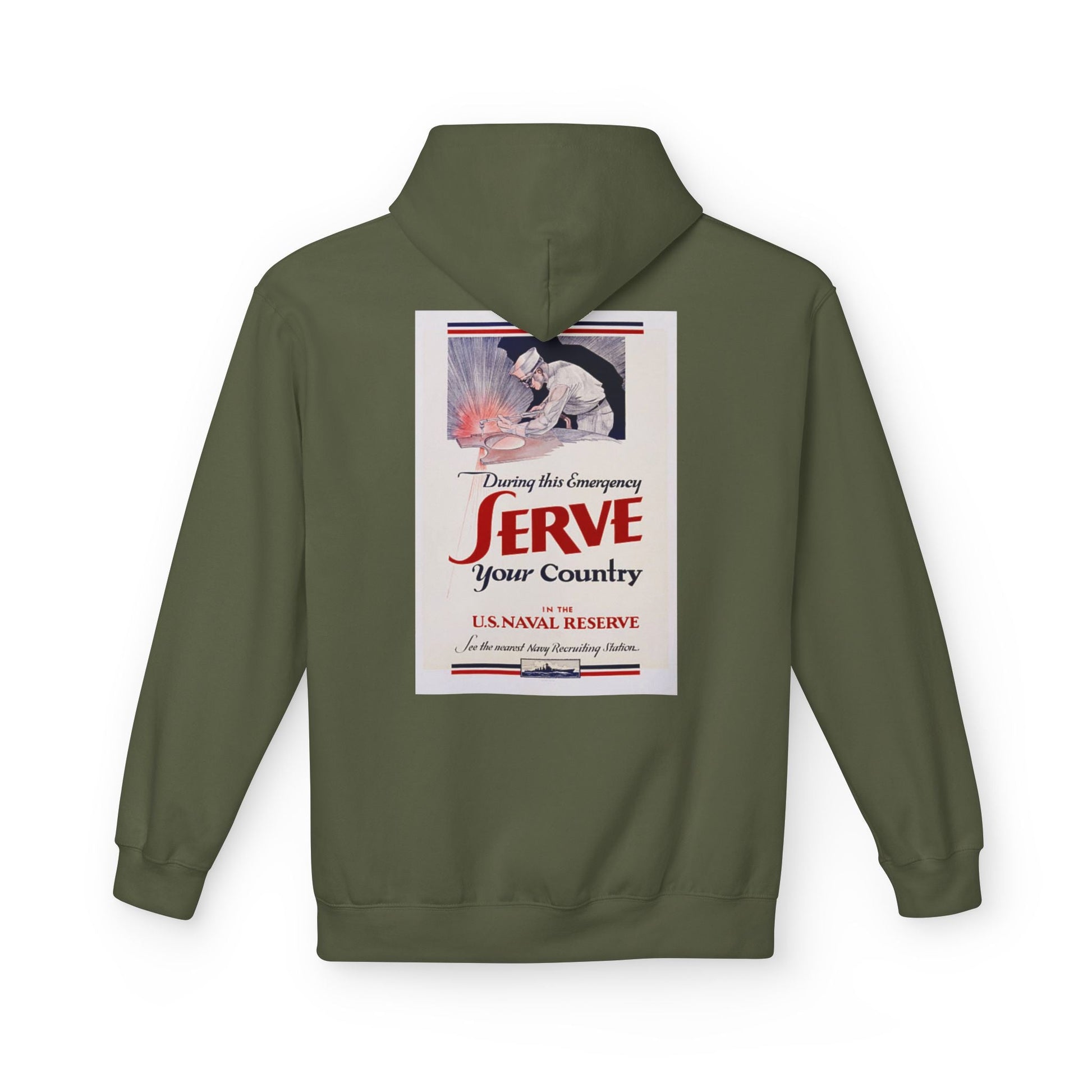 U.S. Navy Recruiting Poster Hoodie - Custom Watch by Cartridge & Crown. - Hoodie. variant_title.