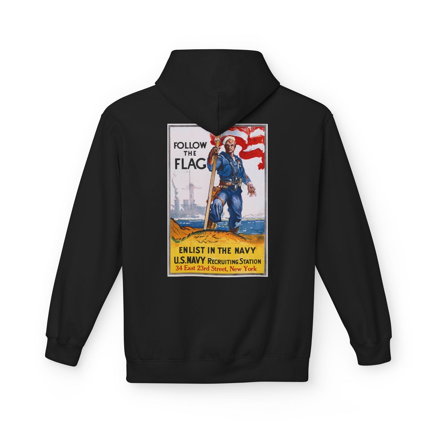 U.S. Navy Recruiting Poster Hoodie - Custom Watch by Cartridge & Crown. - Hoodie. variant_title.
