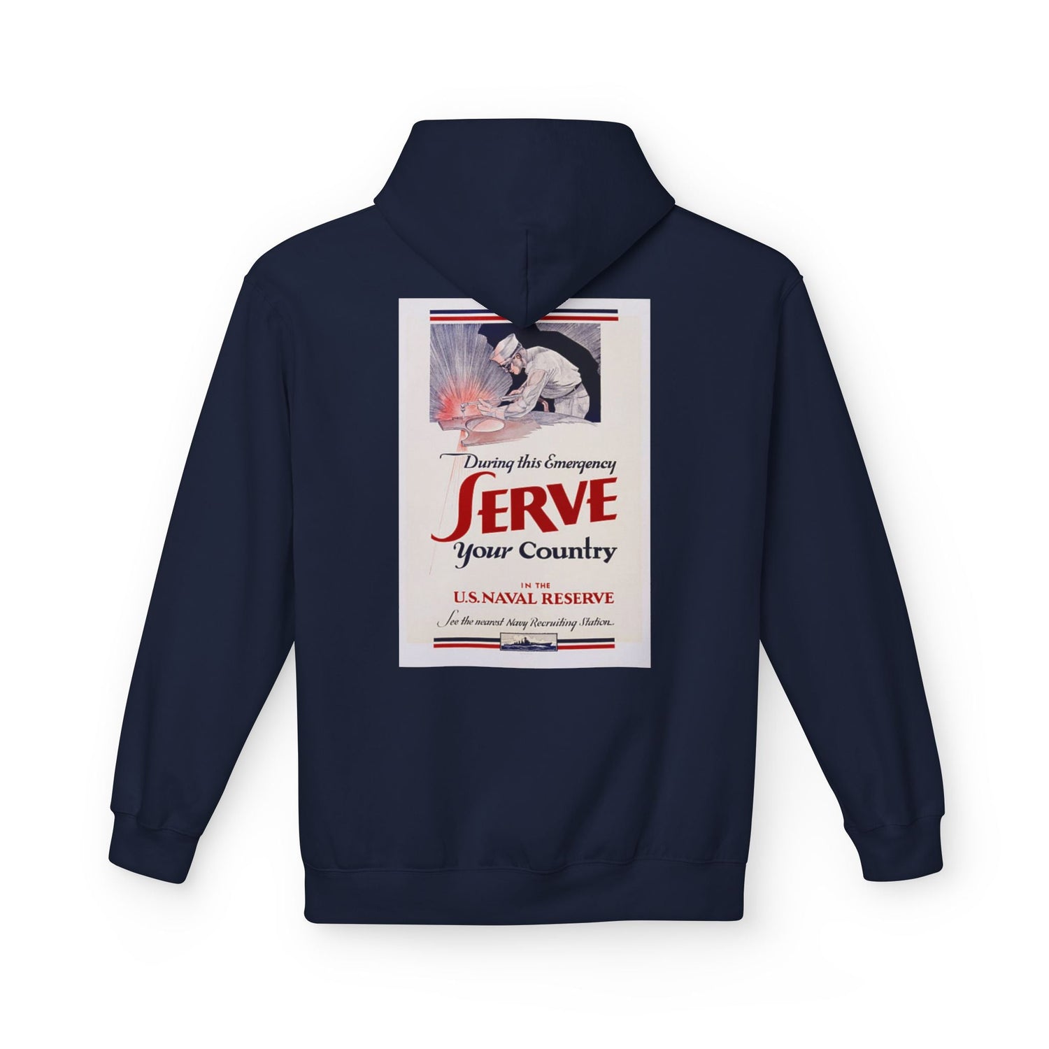 U.S. Navy Recruiting Poster Hoodie - Custom Watch by Cartridge & Crown. - Hoodie. variant_title.