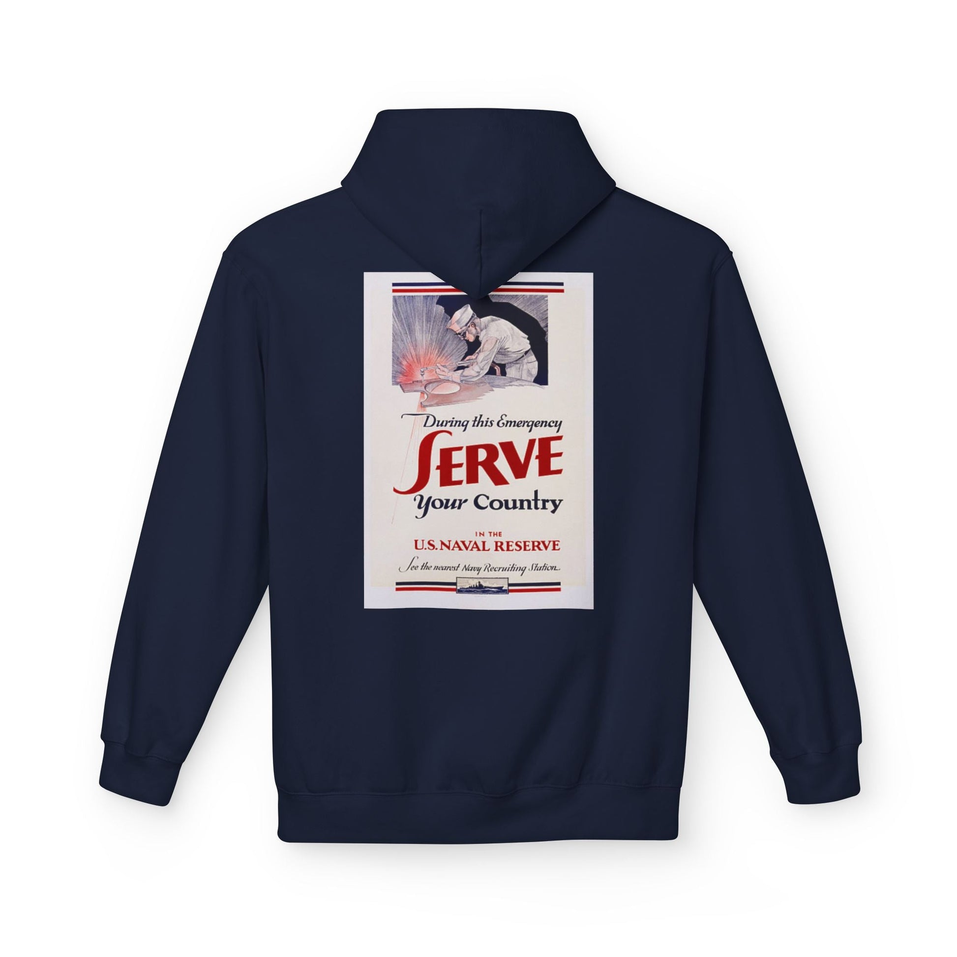 U.S. Navy Recruiting Poster Hoodie - Custom Watch by Cartridge & Crown. - Hoodie. variant_title.