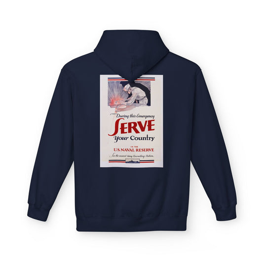 U.S. Navy Recruiting Poster Hoodie - Custom Watch by Cartridge & Crown. - Hoodie. variant_title.