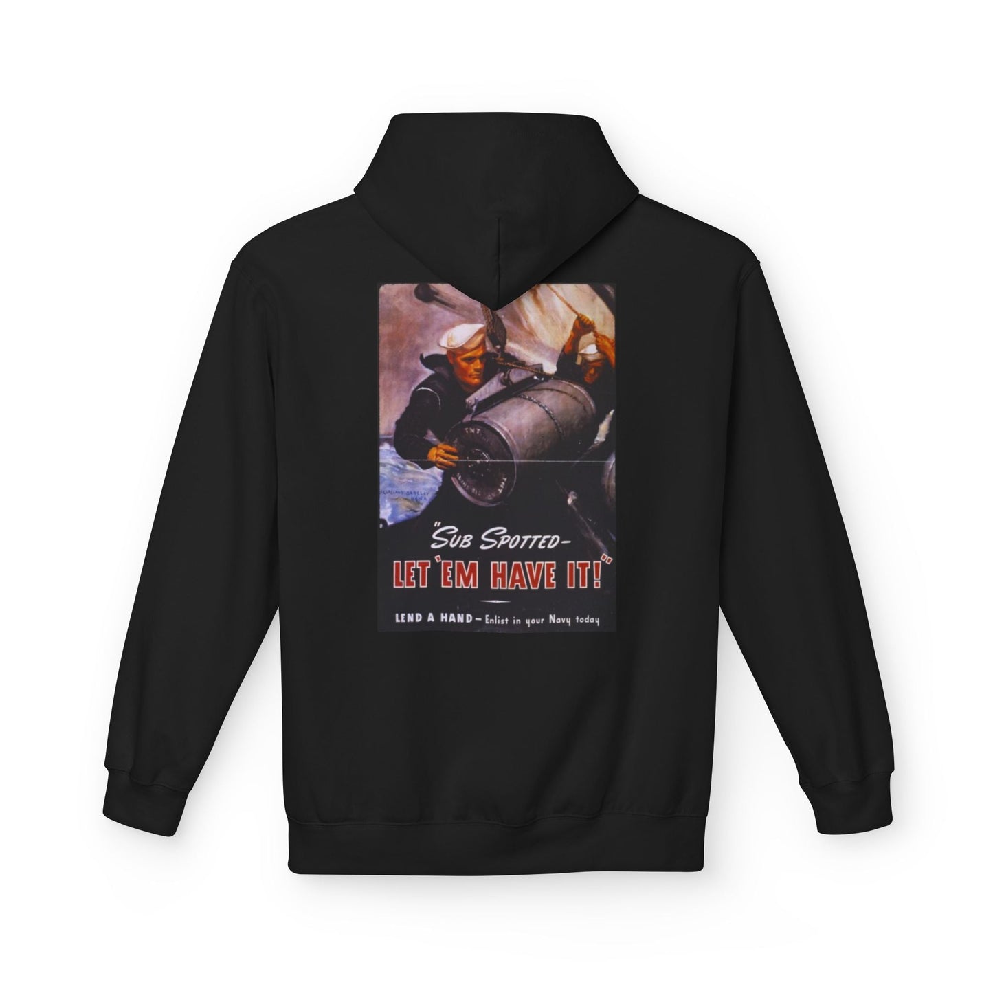 U.S. Navy Recruiting Poster Hoodie - Custom Watch by Cartridge & Crown. - Hoodie. variant_title.