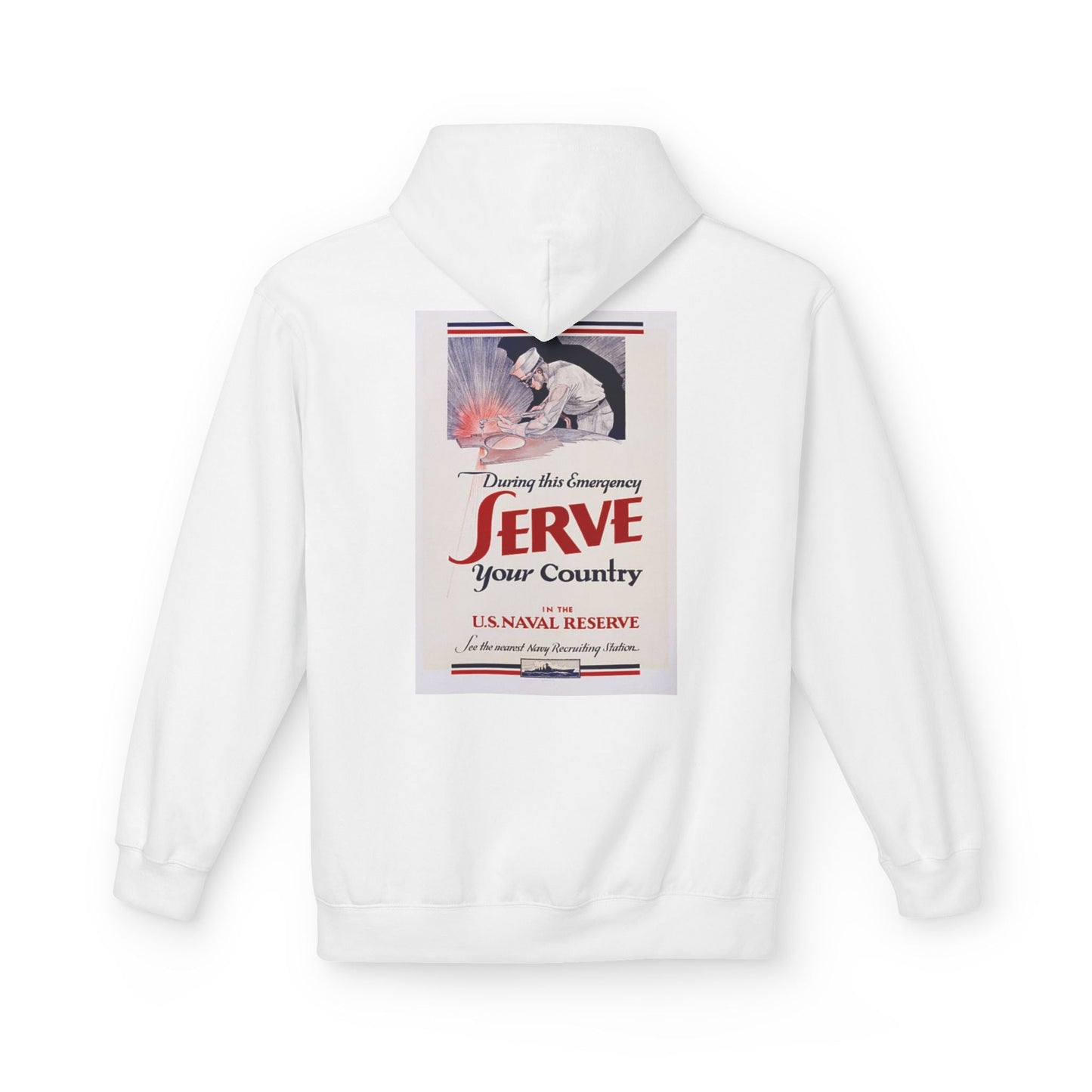 U.S. Navy Recruiting Poster Hoodie - Custom Watch by Cartridge & Crown. - Hoodie. variant_title.