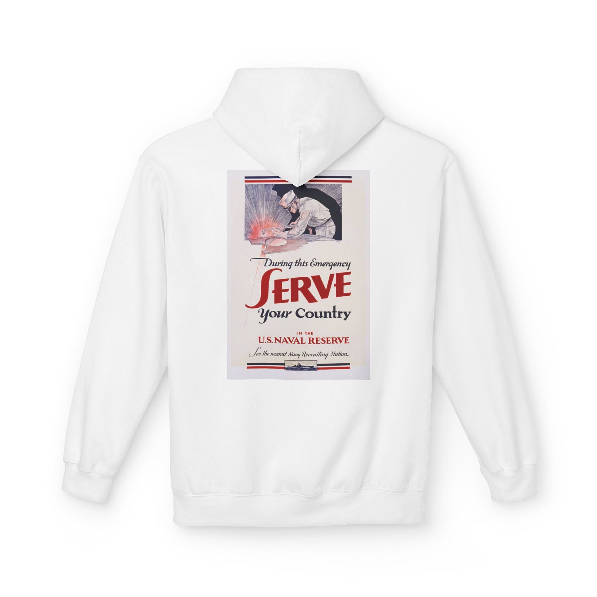 U.S. Navy Recruiting Poster Hoodie - Custom Watch by Cartridge & Crown. - Hoodie. variant_title.