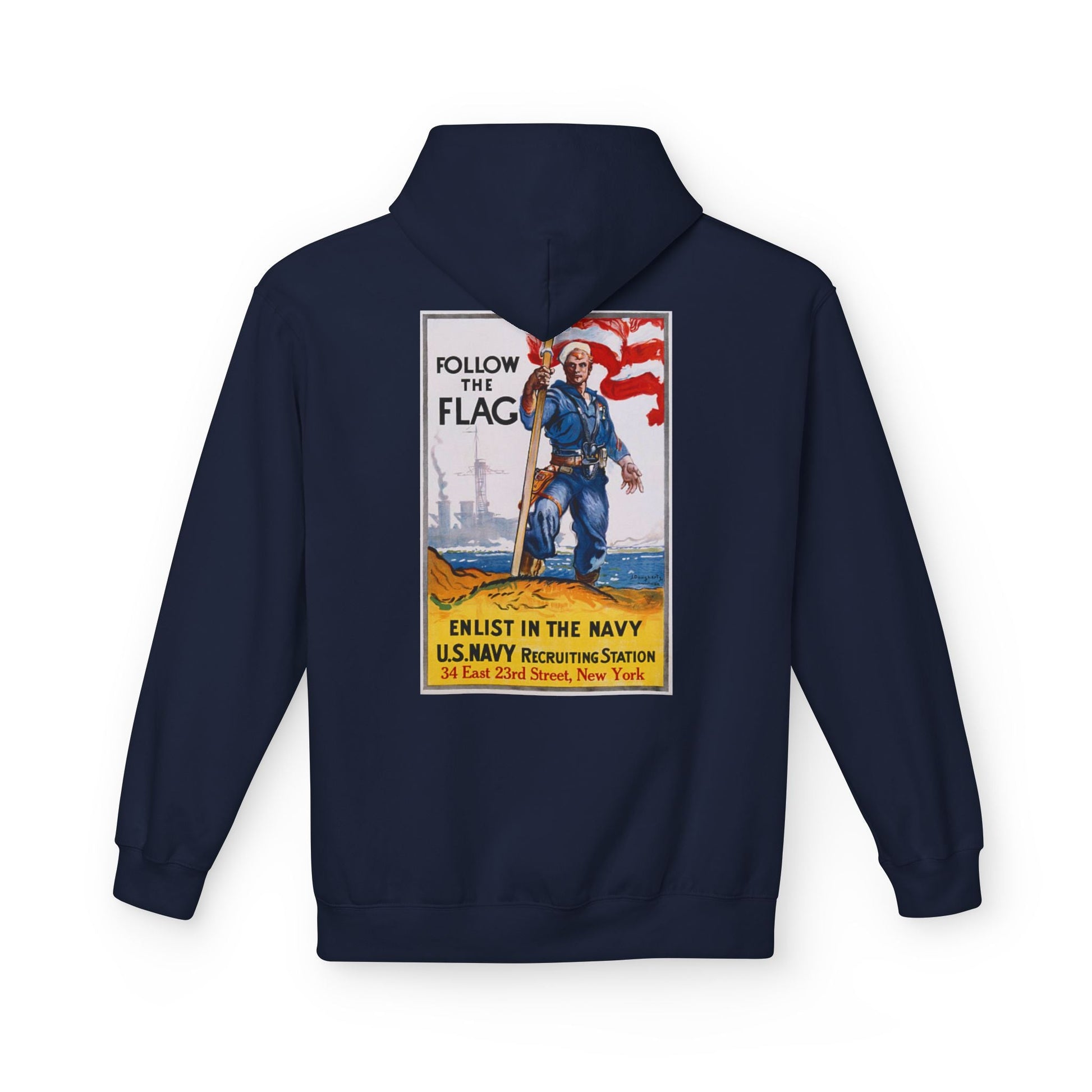 U.S. Navy Recruiting Poster Hoodie - Custom Watch by Cartridge & Crown. - Hoodie. variant_title.