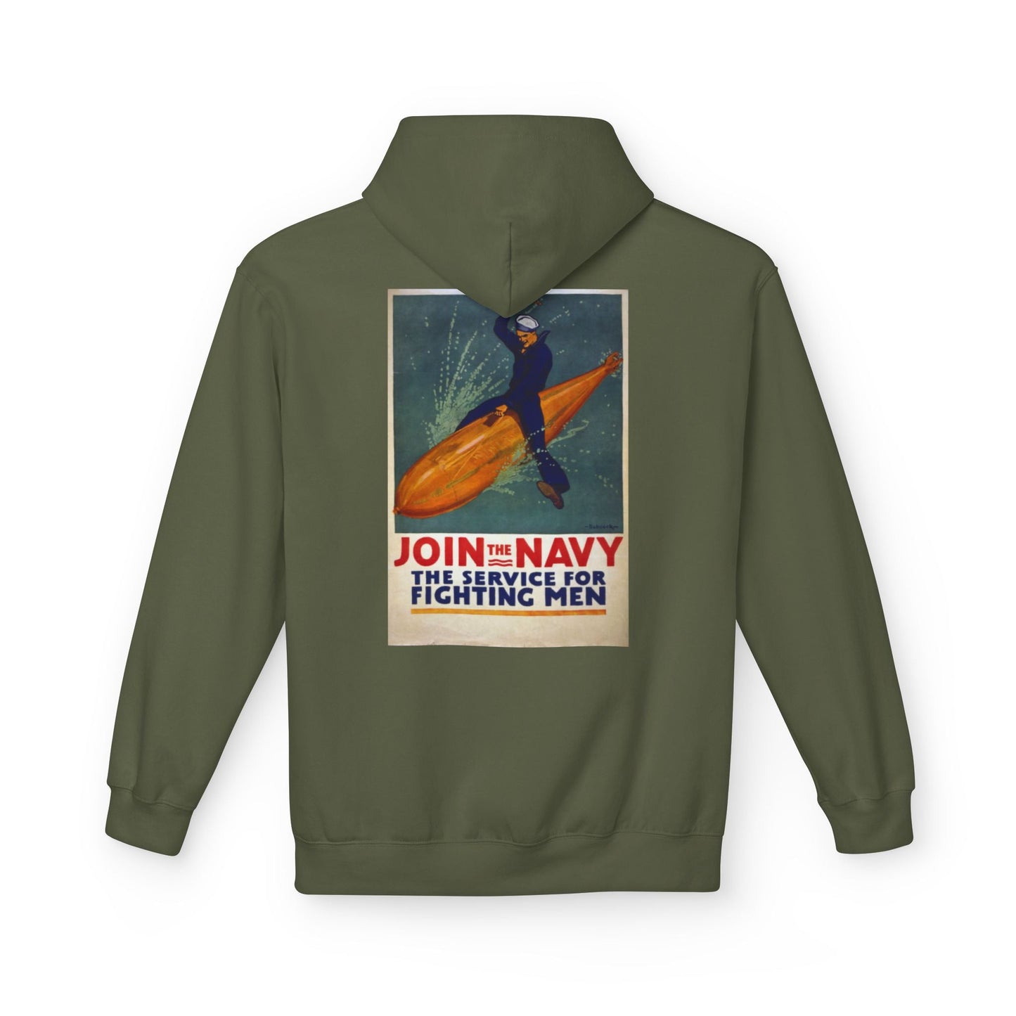 U.S. Navy Recruiting Poster Hoodie - Custom Watch by Cartridge & Crown. - Hoodie. variant_title.