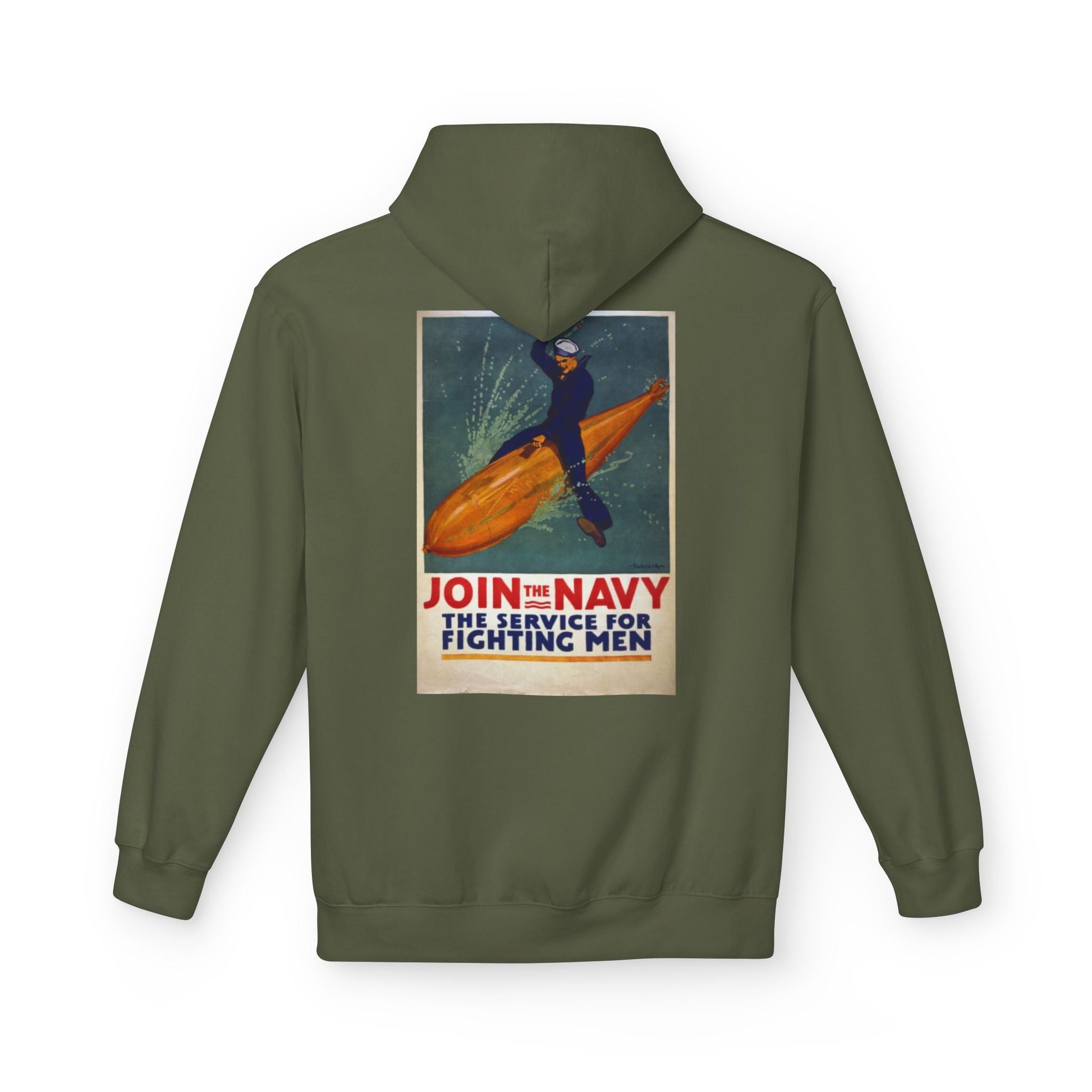 U.S. Navy Recruiting Poster Hoodie - Custom Watch by Cartridge & Crown. - Hoodie. variant_title.