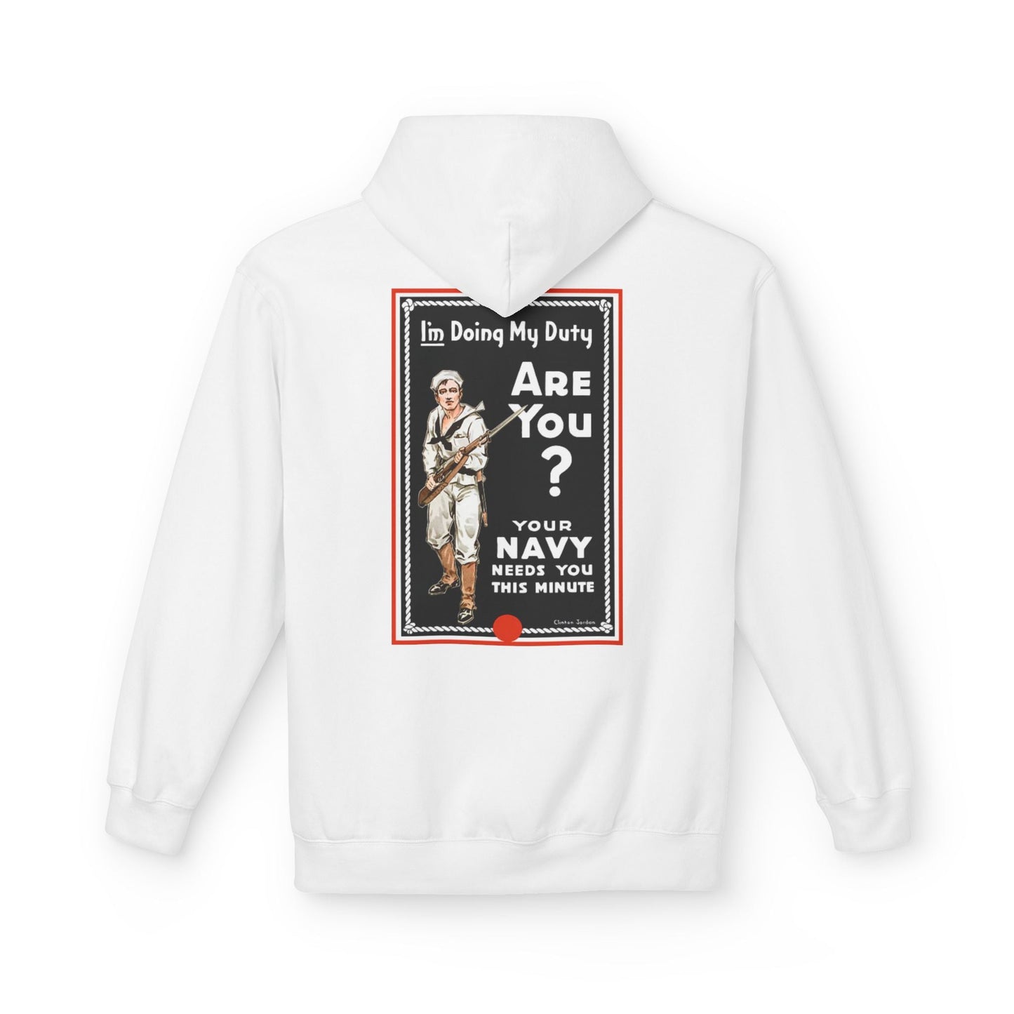 U.S. Navy Recruiting Poster Hoodie - Custom Watch by Cartridge & Crown. - Hoodie. variant_title.