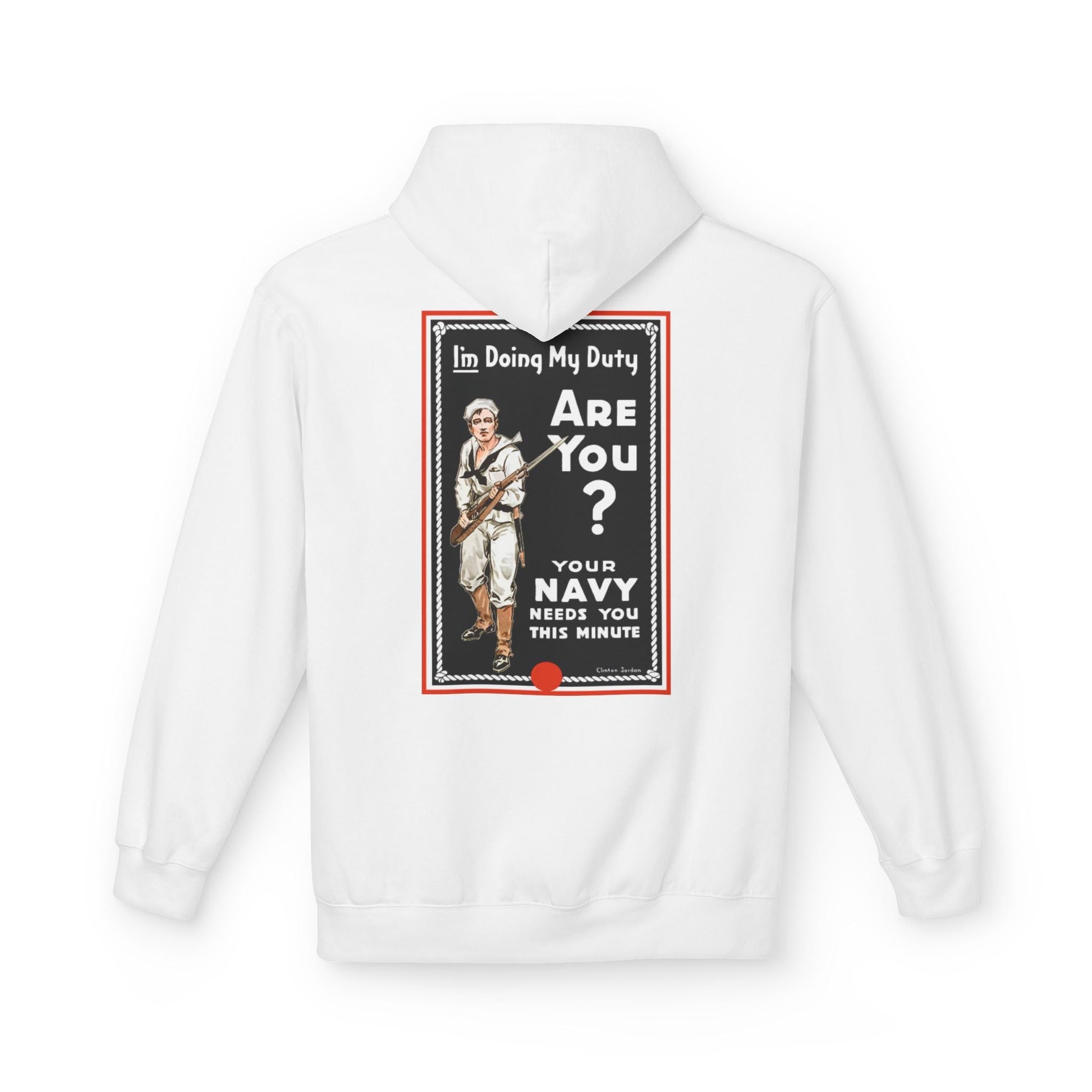 U.S. Navy Recruiting Poster Hoodie - Custom Watch by Cartridge & Crown. - Hoodie. variant_title.