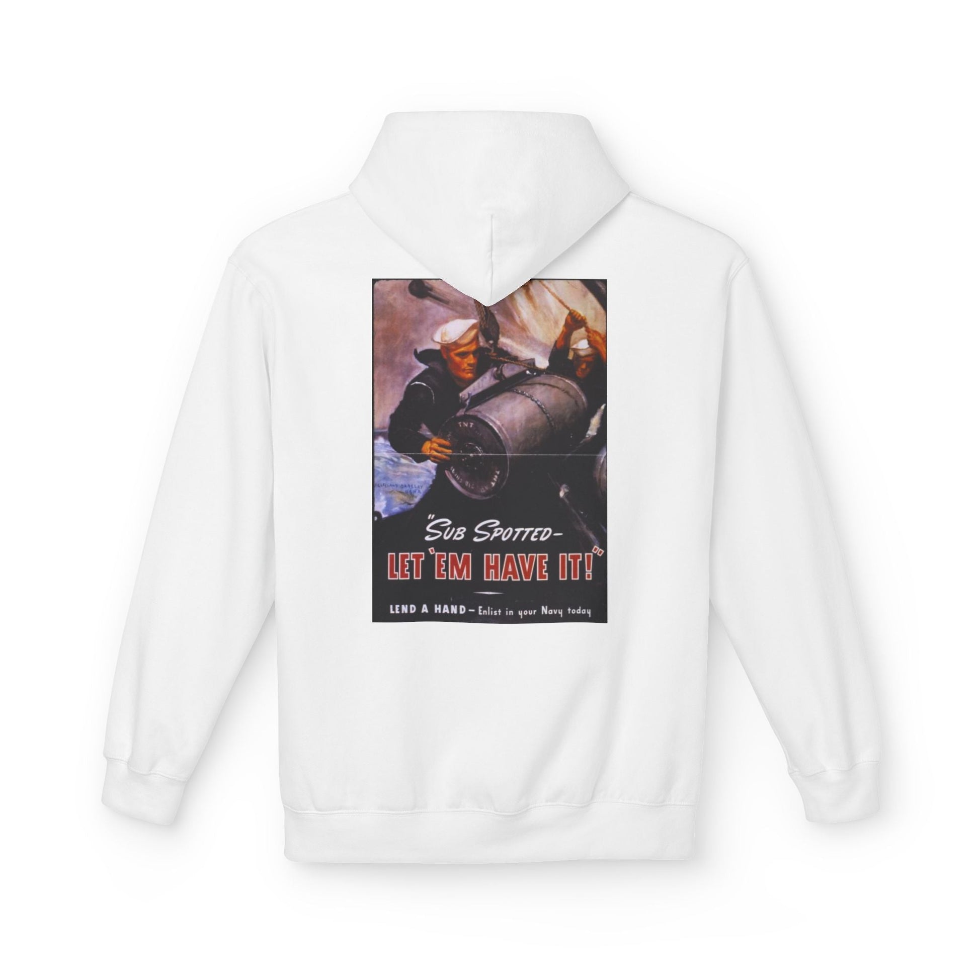 U.S. Navy Recruiting Poster Hoodie - Custom Watch by Cartridge & Crown. - Hoodie. variant_title.