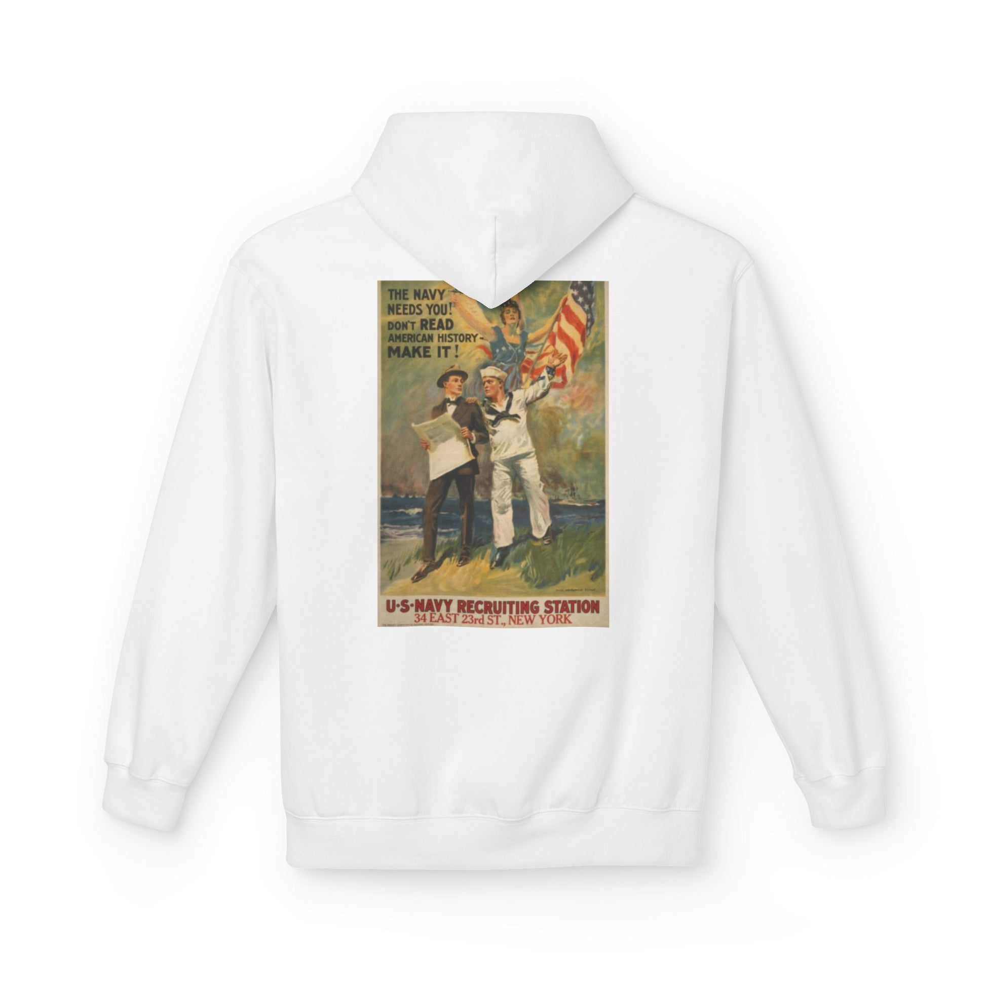 U.S. Navy Recruiting Poster Hoodie - Custom Watch by Cartridge & Crown. - Hoodie. variant_title.