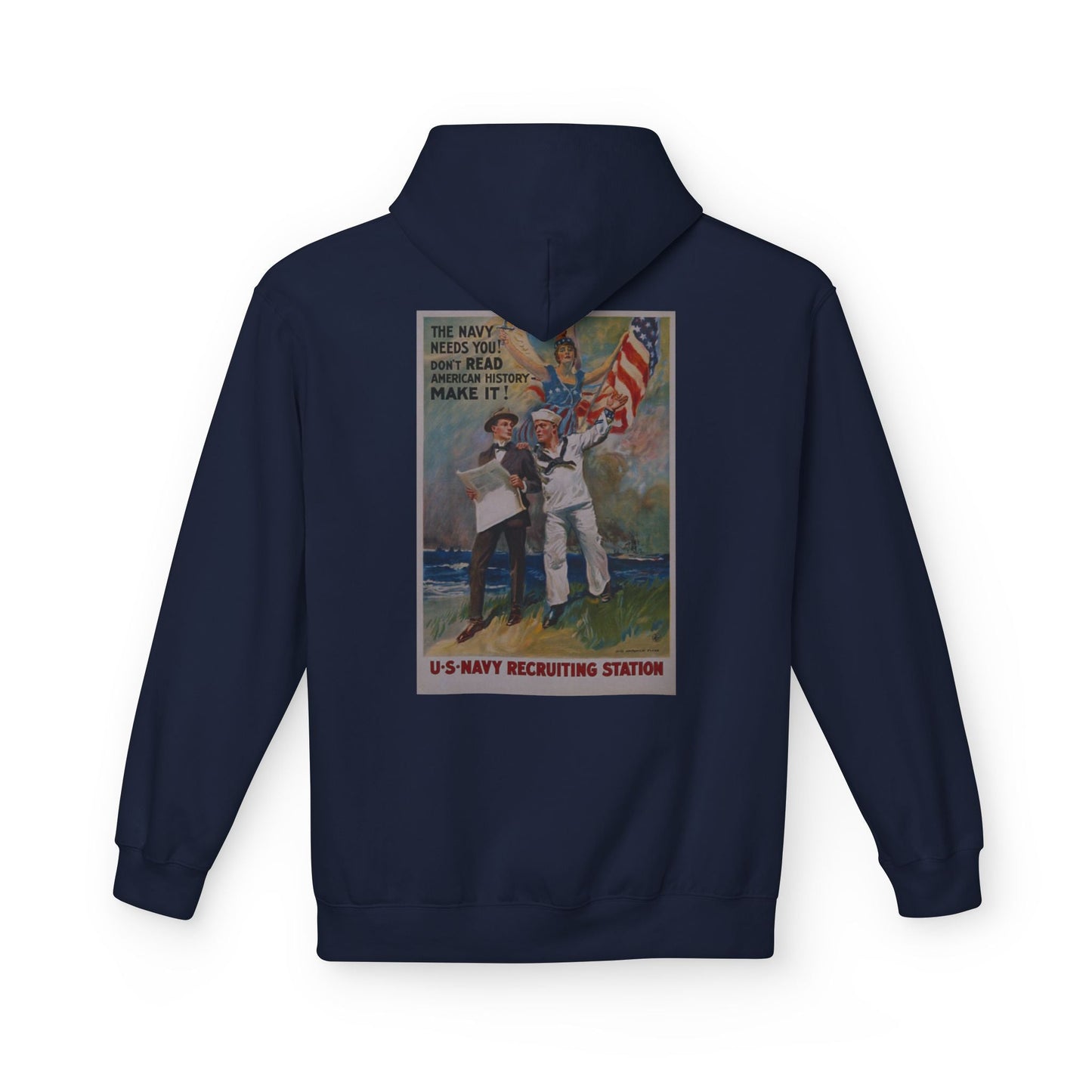 U.S. Navy Recruiting Poster Hoodie - Custom Watch by Cartridge & Crown. - Hoodie. variant_title.