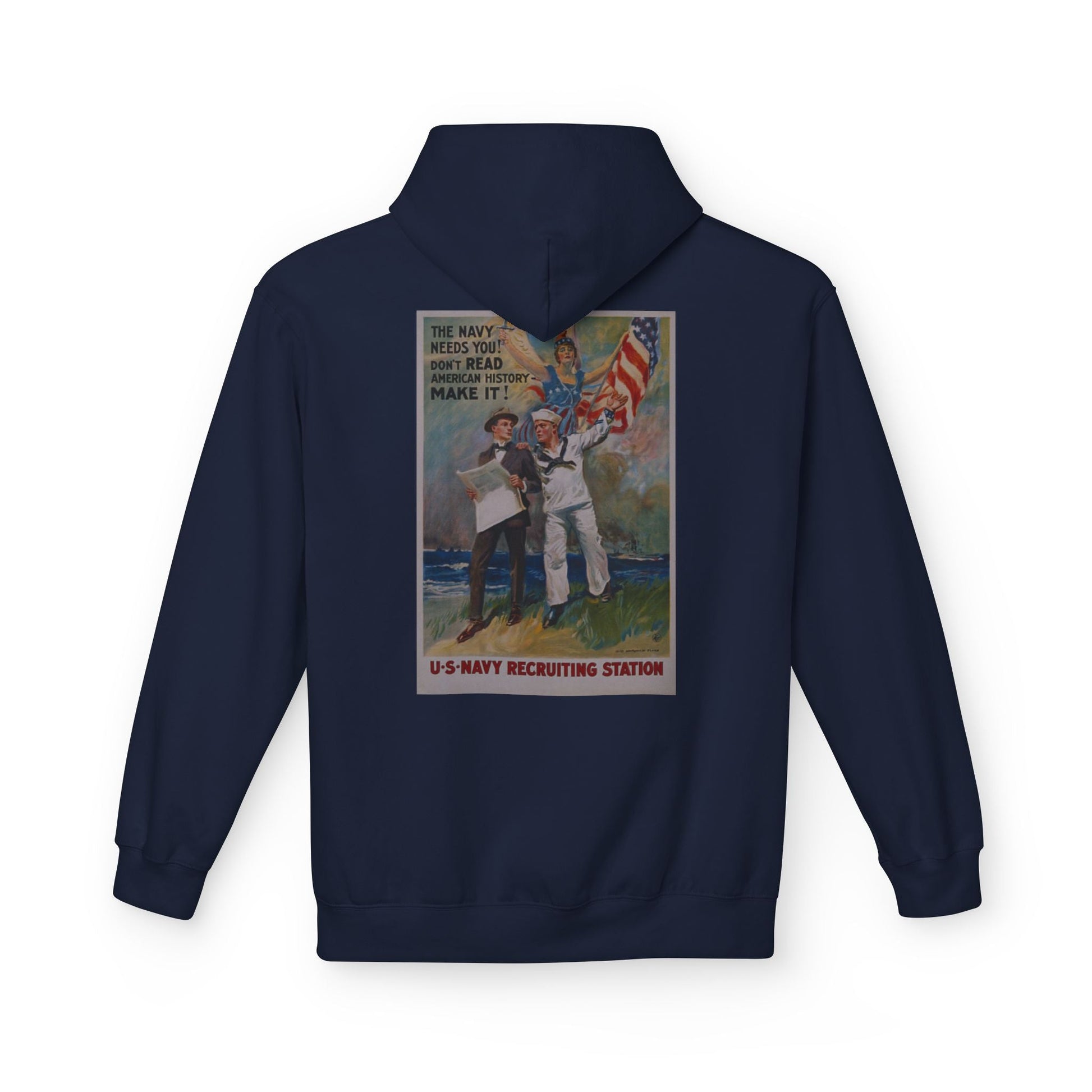 U.S. Navy Recruiting Poster Hoodie - Custom Watch by Cartridge & Crown. - Hoodie. variant_title.