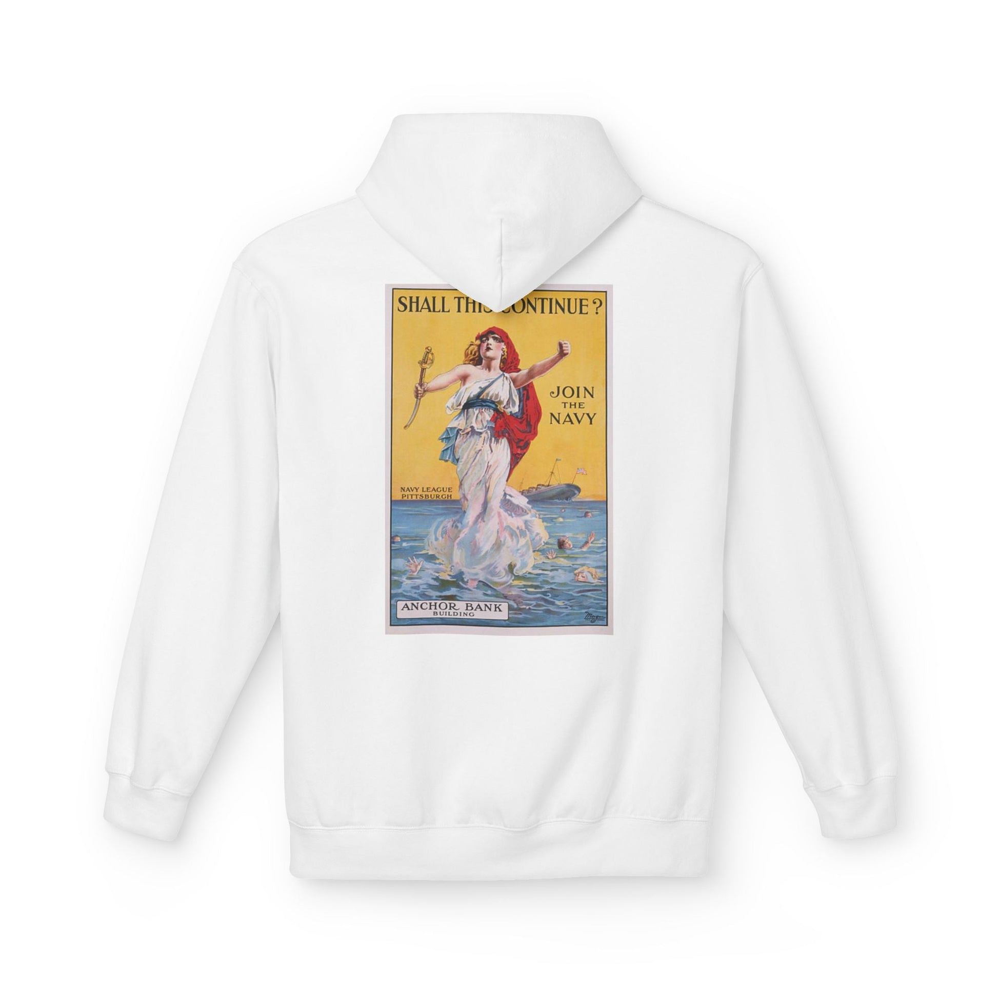 U.S. Navy Recruiting Poster Hoodie - Custom Watch by Cartridge & Crown. - Hoodie. variant_title.