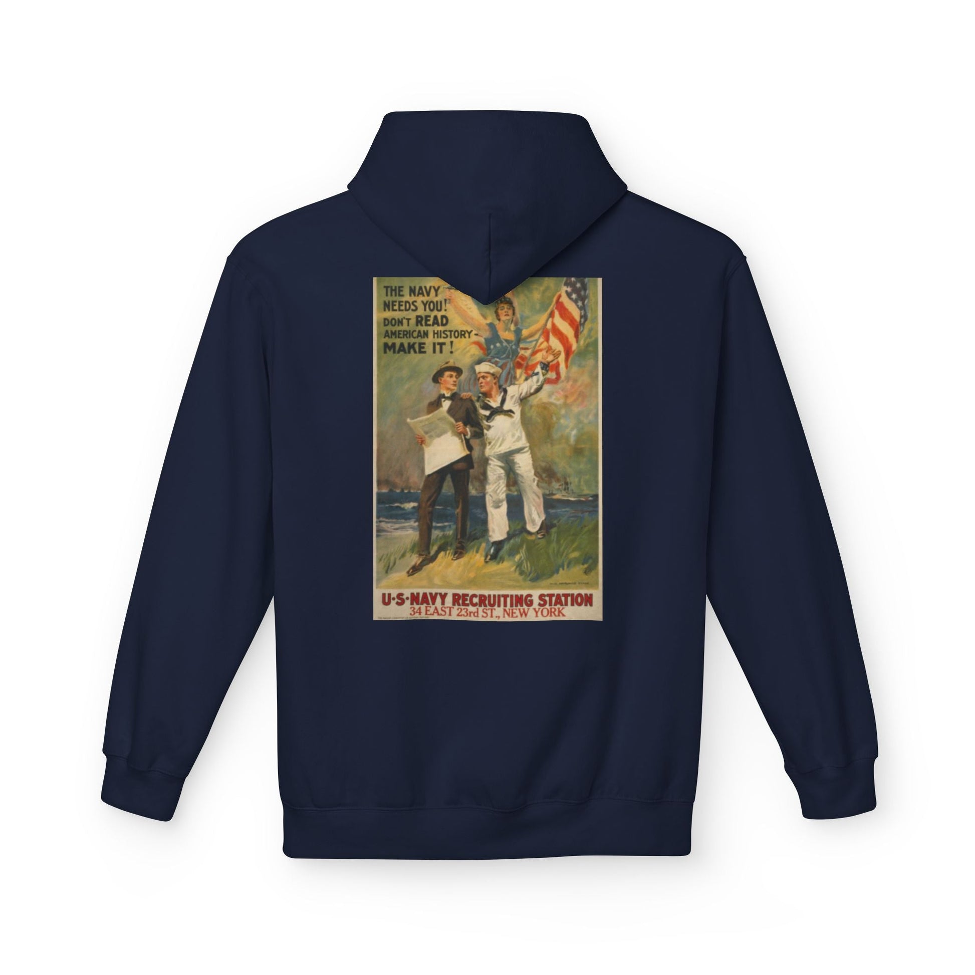 U.S. Navy Recruiting Poster Hoodie - Custom Watch by Cartridge & Crown. - Hoodie. variant_title.
