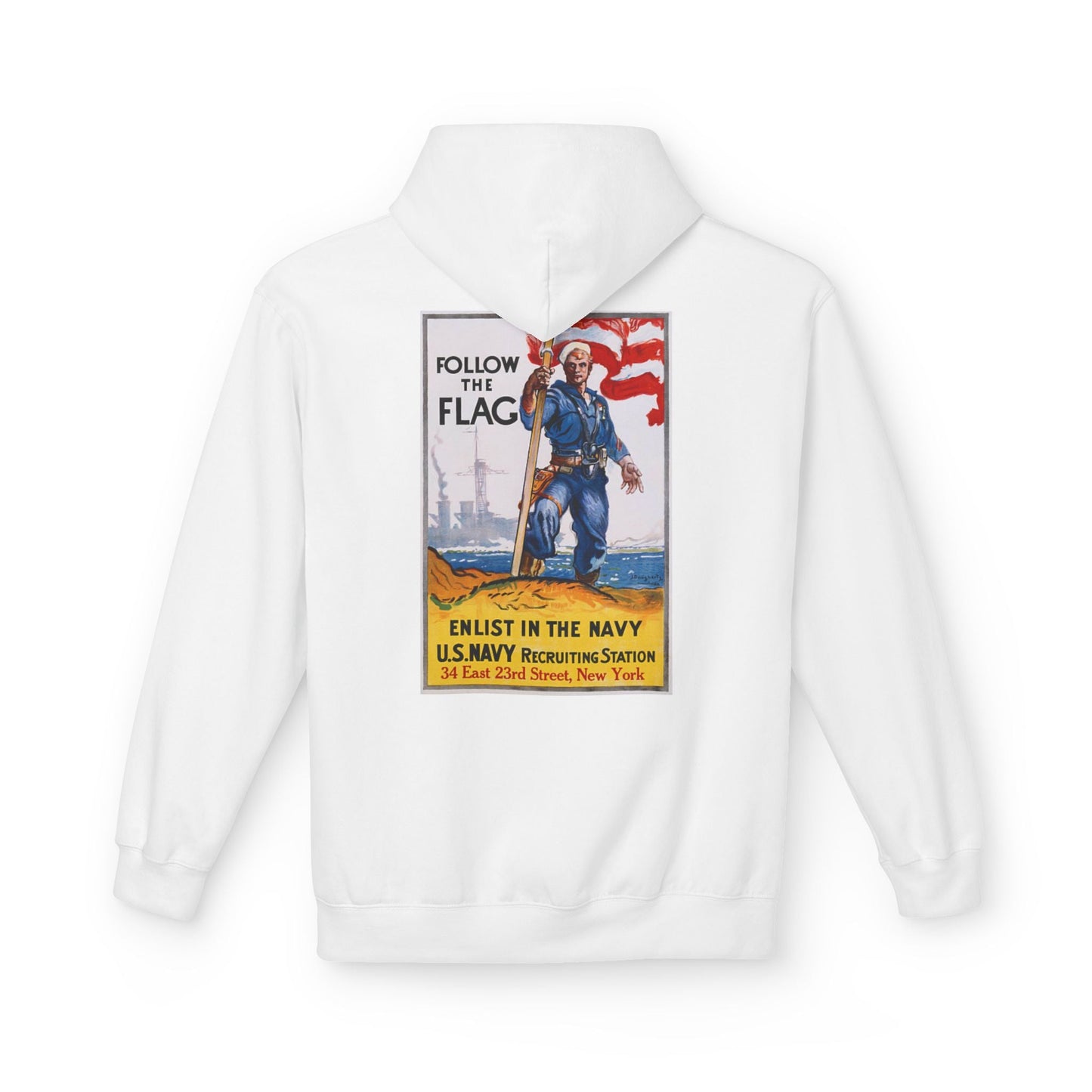 U.S. Navy Recruiting Poster Hoodie - Custom Watch by Cartridge & Crown. - Hoodie. variant_title.
