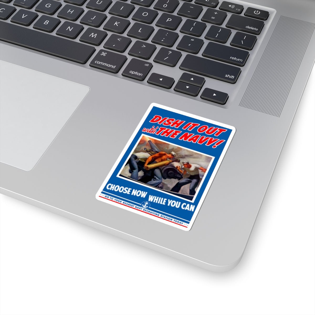 U.S. Navy Recruiting Poster Sticker - Custom Watch by Cartridge & Crown. - Paper products. variant_title.