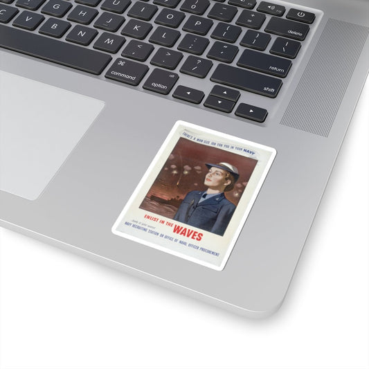 U.S. Navy Recruiting Poster Sticker - Custom Watch by Cartridge & Crown. - Paper products. variant_title.