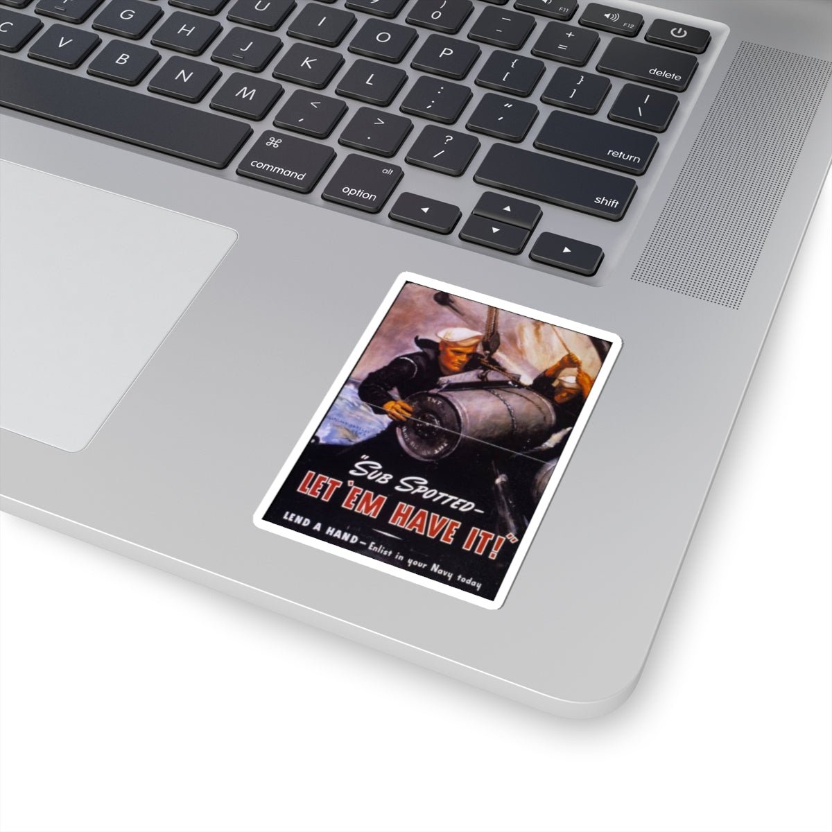 U.S. Navy Recruiting Poster Sticker - Custom Watch by Cartridge & Crown. - Paper products. variant_title.