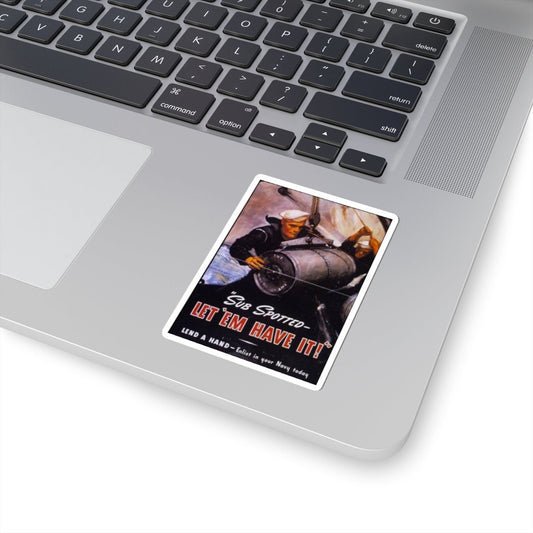 U.S. Navy Recruiting Poster Sticker - Custom Watch by Cartridge & Crown. - Paper products. variant_title.